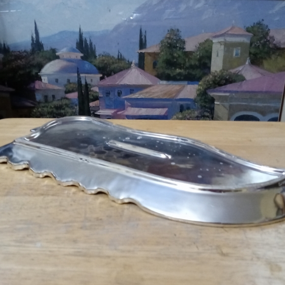 📿Heavy Metal & Rhinestones Trinket Tray. Elegant & Durable,Vintage Like🆕New!⌚ - Picture 4 of 12